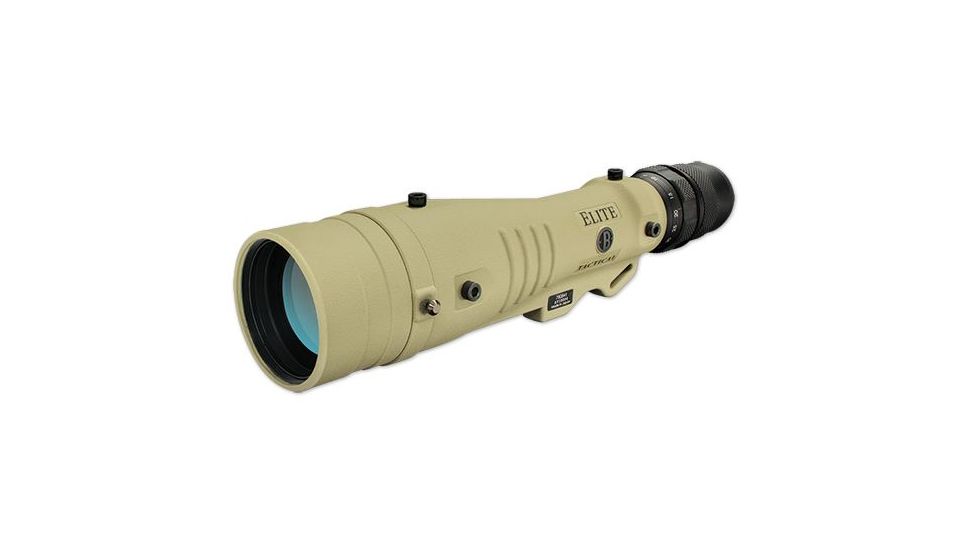 Bushnell Elite Tactical LMSS 8-40x60 Spotting Scope, Tan ED Glass, RGHD, H32 Reticle, Box, Tan 780841H