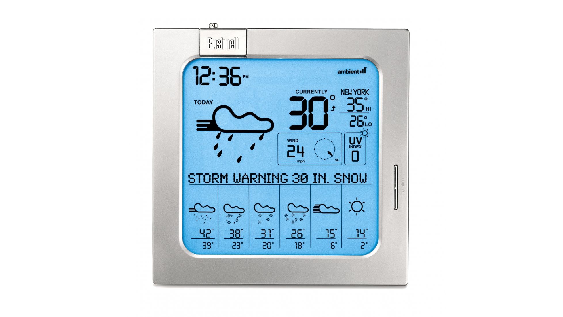 Bushnell Wireless Weather Station FX 7 Day AccuWeather Weather Forecast